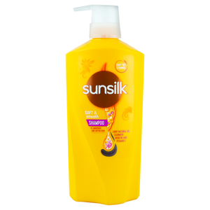 Sunsilk Soft & Smooth Shampoo with Light Natural Oil, Cashmere, Keratin & Vitamin E